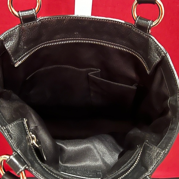Coach Soft Black Leather Shoulder Bag - Picture 16 of 16